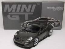 MINI GT★ポルシェ 911 GT3 ツーリング アゲートグレーメタリック MGT00373-L Porsche 911 Touring Agate Grey Metallic 1/64_画像1