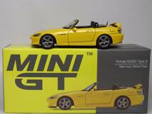 MINI GT★ホンダ S2000 (AP2) タイプS ニューインディーイエローパール MGT00282-R Honda Type S New Indy Yellow Pearl 1/64 TSM_画像3