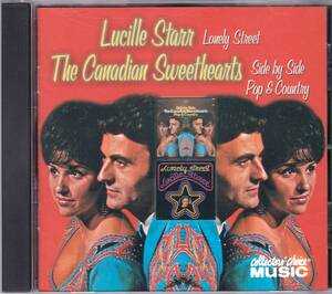 ☆Lucille Starr/Lonely Street＆The Canadian Sweethearts/Side By Side『67年＆69年発表のポップ・カントリー大名盤２in１＆+８曲』廃盤