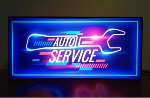  auto service car shop garage repair american car mechanism nik counter table autograph lamp signboard ornament miscellaneous goods light BOX