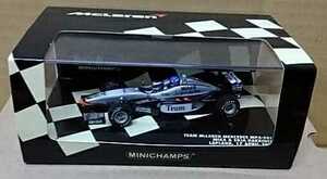 ミニチャンプス 1/43 TEAM McLAREN MERCEDES MP4-98T MIKA&ERJA HAKKINEN 2000