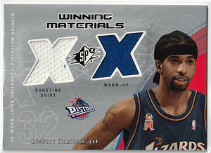 02-03 UD SPx WINNIG MATERIALS[Richard Hamilton]Wizards S.SHIRT/WARM-UP