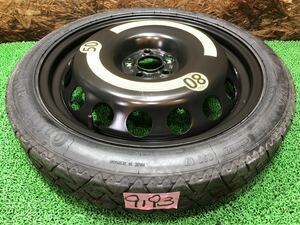 Volkswagen純正 18inch 3.5j+38 × 125/70R18 PCD100 5穴 VWワーゲン ゴルフ カブリオレ ビートル ボーラ スペア テンパー 応急用タイヤ