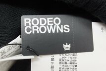 ■【YS-1】 ロデオクラウンズ RODEO CROWNS ■ ポンポン付き ニット帽 ■ 未使用品 ■ サイズ F 黒系 【同梱可能商品】■A_画像5