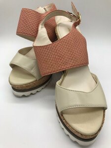 ■ [YS-1] Lautremont Lautreamont Sandals ■ Клайт-подошва белая x розовая система 22,5 см 36 высота каблука 10,5 см [связанный продукт] k ■