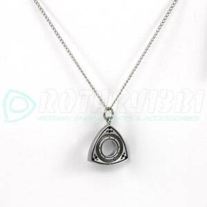 ** free shipping Mazda RX-7 RX-8 RE 787B FD FC rotary necklace silver **