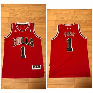 Красота ☆ Adidas Made /NBA Bulls /Chicago Bulls JP Size M #1.Rose Derrick Rose Uniform Basket Corpet Dline Dlong+2 /Nike