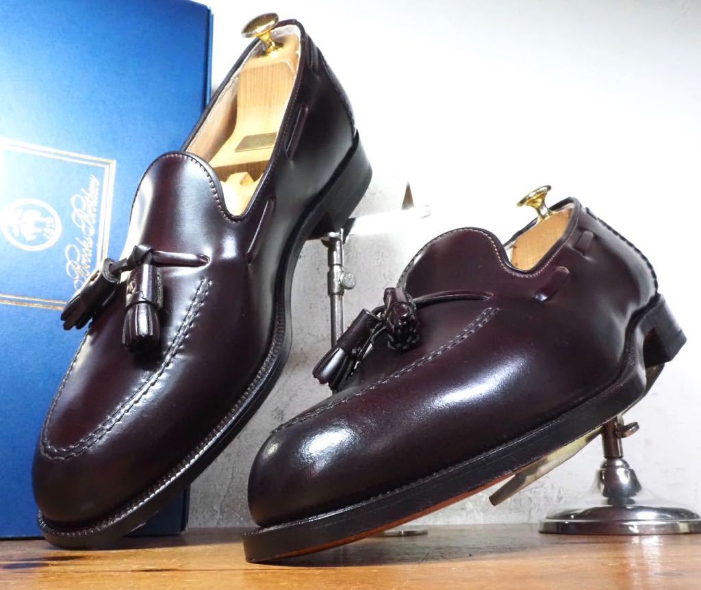 【試し履きのみ/未使用】BROOKSBROTHERS/ブルックスブラザーズ コードバン タッセルローファー 27cm バーガンディ/563 alden regal