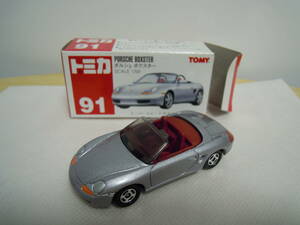 トミカ 91 ポルシェ ボクスター PORSCHE BOXSTER 赤箱 TOMICA トミー TOMY 1/58