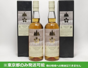 東京都発送限定 AKA70411★笹の川酒造 ピュアモルト 山桜 6年 ワイン樽フィニッシュ シャルドネ 700ml 箱付 2本セット★東京以外は発送不可