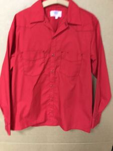 70s〜80s USED PEERLESS WORK SHIRT 中古 70's〜80's ワーク シャツ Mサイズ ほぼデッドストック 新品に近い ウエスタン 送料無料