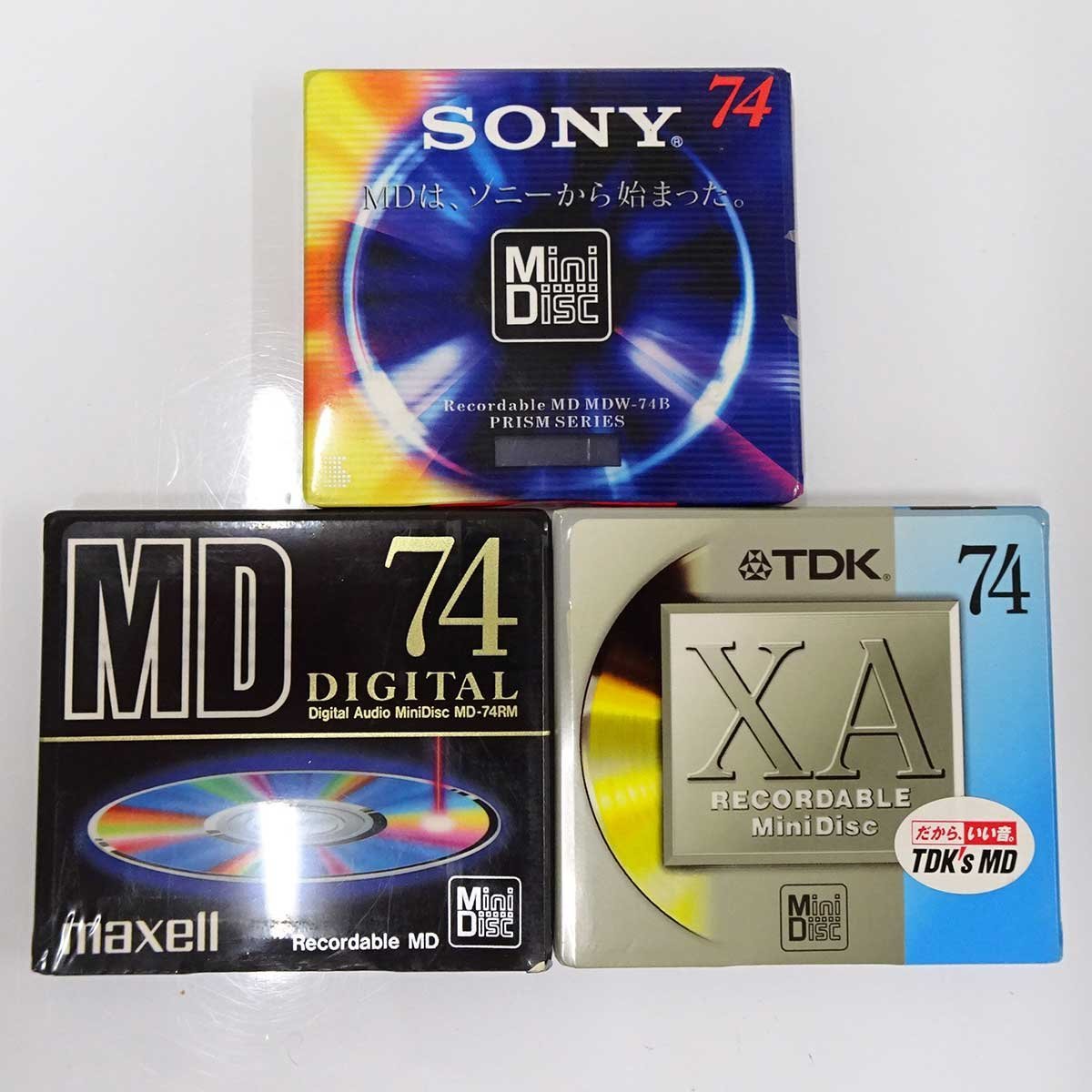 バーゲンで MD ミニディスク TDK XA pro Sony ES 各74分 sushitai.com.mx