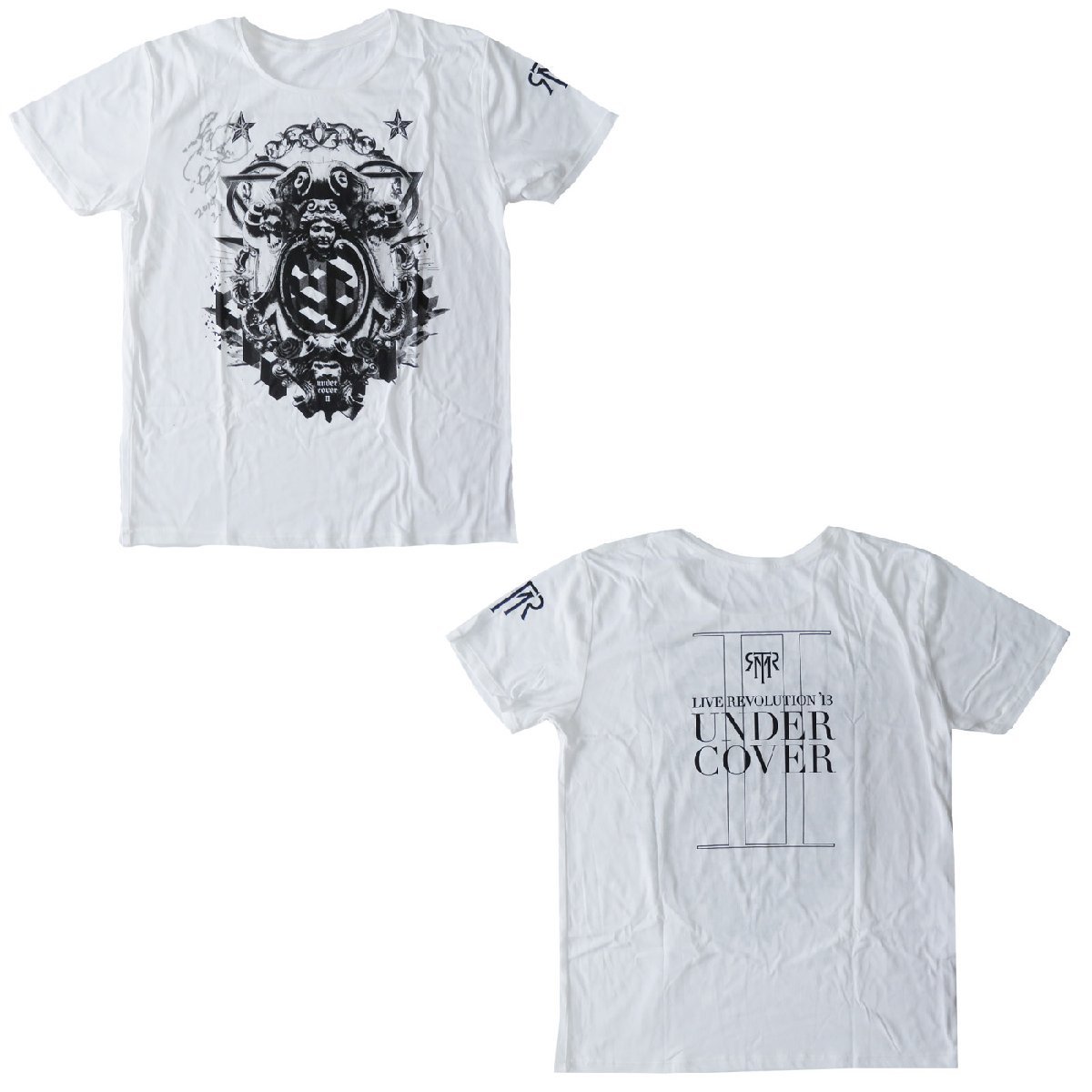 T.M.Revolution 西川貴教 直筆サイン入り Tシャツ + 写真-