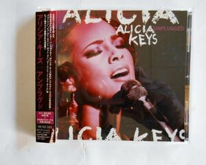 F/国内盤☆帯つき中古CD☆アリシア・キーズ(ALICIA KEYS)「アンプラグド」☆　解説・英詞、対訳つき☆品番BVCP-21423