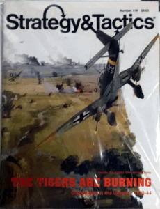 3W/STRATEGY&TACTICS NO.118/THE TIGERS ARE BURNING/新品駒未切断/日本語訳なし