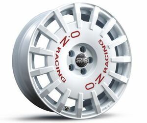 OZRACING ホイール　Rally Racing(8J-18/100/5H/+35/68φ/カラーホワイト）4本　*送料別途*取り寄せ品