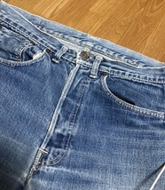 60's VINTAGE Levi's 501 bigE タイプ物 16刻印 足長R Ｖステッチ デニムパンツ ヴィンテージ オリジナル USA製 古着_画像1