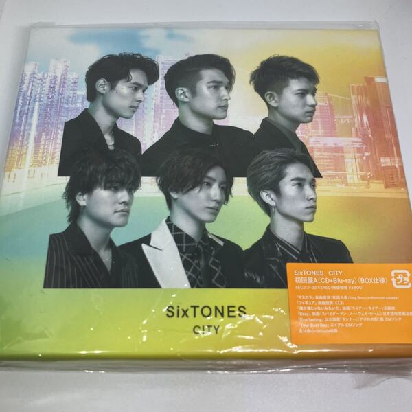 初回限定盤A アルバム　 SixTONES CITY Blu-ray付