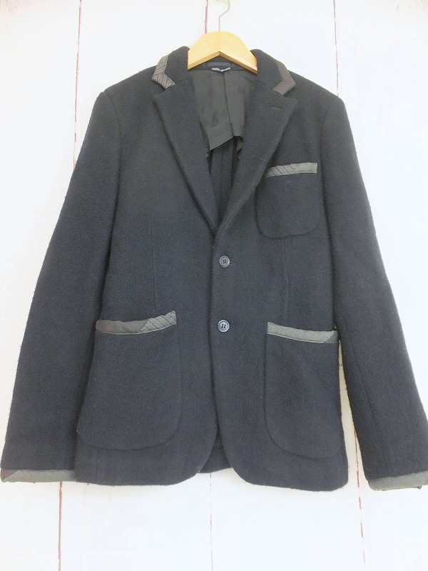ヤフオク! -「comme des garcons homme deux xs」の落札相場・落札価格 通販・買取 美品 コムデギャルソンオムドゥ XS ストライプジャケット ポリ縮 17SS テーラードジャケット