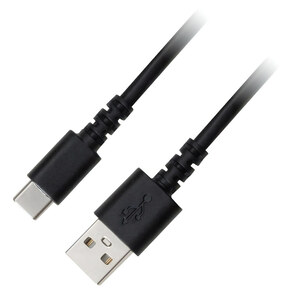 USBケーブル 充電/データ転送 TypeA-C 高速充電15W 0.5m/0.5メートル ブラック グリーンハウス GH-UCACA05-BK/0854