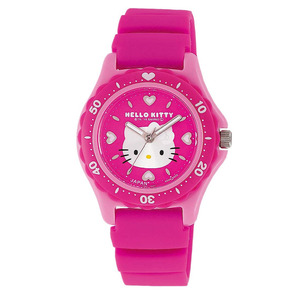  Citizen wristwatch Hello Kitty waterproof urethane belt made in Japan 0029N002 pink / pink 4966006066555