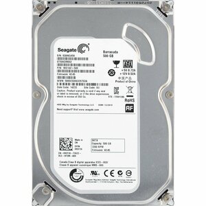 Seagate ST500DM002-1BD142-500 KC45 DP/N 09CF26 3.5インチ SATA600 500GB 2447回 22390時間