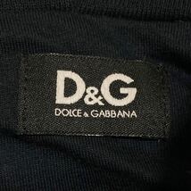 ドルチェアンドガッバーナ【最高級の逸品】極美品 D&G SPORT パーカー フルジップ スウェット ロゴワッペン ブルー 48サイズ L相当_画像9