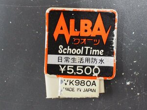 セイコー SEIKO アルバ ALBA スクールタイム SCHOOLTIME オールド クォーツ 腕時計用 新品販売時 展示タグ 紙タグ 品番: VK980A cal: Y561