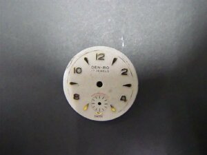  antique tenroten*roDEN-RO anti magnetic small second face dial clock Φ20 control No. 1254