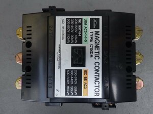 中古 東芝 TOSHIBA 電磁接触器 MAGNETIC CONTACTOR マグネットコンタクター 型式: C180A 管理No.32337