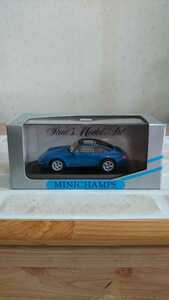 1/43 MINICHAMPS ミニチャンプス PORSCHE ポルシェ 911Targa 19995 blue metallic 現物現状品 画像確認 商品説明 自己紹介必読下さい