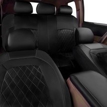 シートカバー GTO Z11A Z16A Z15AM ポリウレタンレザー 前席 2席セット 被せるだけ 三菱 LBL タイプB_画像6