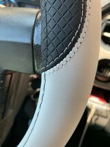 ハンドルカバー スターレット EP71 ステアリングカバー レザー トヨタ 高品質 滑り防止 衝撃吸収 選べる9色 DERMAY_画像8