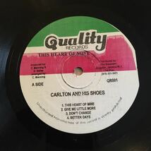 ◎ジャマイカ盤 LP Carlton And The Shoes / This Heart Of Mine_画像5