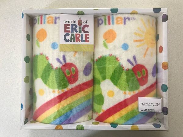 はらぺこあおむし ハッピー ウォッシュタオル 2枚入り