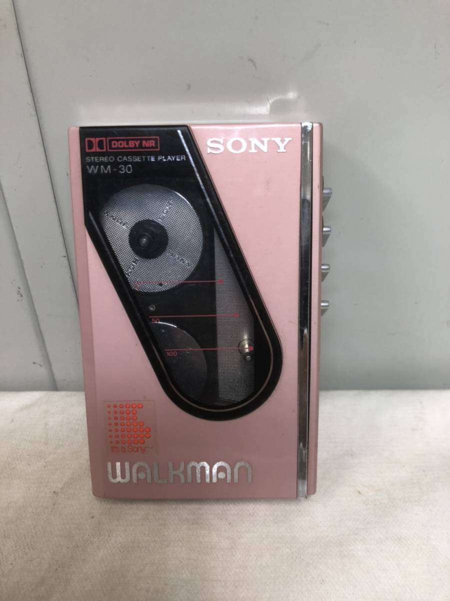 SONY/ソニー ウォークマン WM-30 ブルー カセットプレイヤー 【 新品