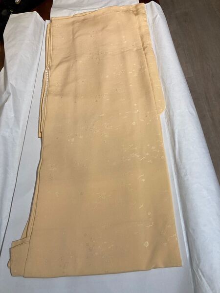 色無地 正絹 1つ紋入