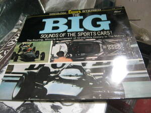 ザ・ビッグ・サウンド・オブ・スポーツ・カー BIG SOUNDS OF THE SPORTS CAR 赤盤LP ペラジャケ 栗田一雄 マセラーティ フェラーリ