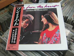 TOM WAITS AND CRYSTAL GAYLE クリスタル・ゲイル&トム・ウェイツ / ONE FROM THE HEART ワン・フロム・ザ・ハート 帯付LP サントラ