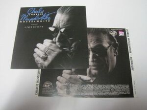 Charlie Musselwhite - Signature ペーパーアートのみ CD欠品