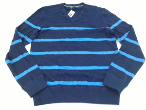 *GAP* new goods * knitted *L* business .* blue series * cotton *3-2