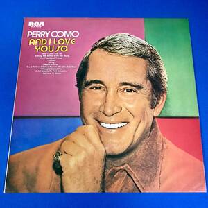 【JAZZ】PERRY COMO//AND I LOVE YOU SO//VINYL LP/JAPAN