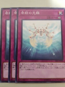 遊戯王 奇跡の光臨 三枚 数量8