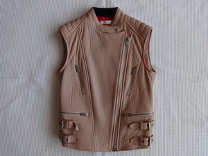 Celine Celine ★ Новый ★ Biker Best 38 Riders Jacket Beige Color/Phoe Oldceline