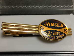 （社）日本自動車機械工具協会 JAMSEA '83 AUTO SERVICE SHOW タイピン ケース付属