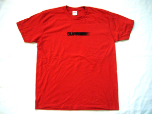 XLサイズ！16 Supreme Motion Logo TeeモーションロゴTシャツ赤