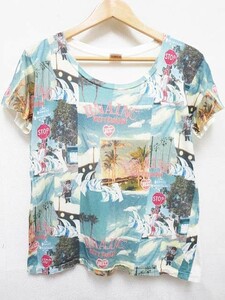 【送料無料】RNA かわいい半袖Tシャツ カットソー カリフォルニア ロサンゼルス M サイズ ■管理番号L16452SSA18-171027-50