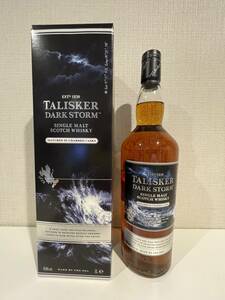 タリスカー　ダークストーム　シングルモルトスコッチウイスキーTALISKER DARK STORM SINGLE MALT SCOTCH WHISKY 1000ml 並行45.8度　１本