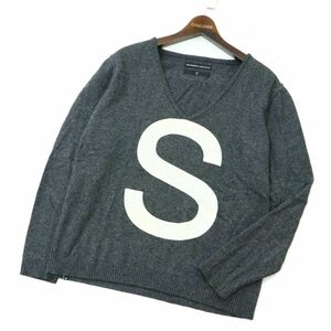 SVG ARCHIVES BY NEIGHBORHOOD ネイバーフッド 【V/W-Knit.LS】 カシミヤ混 Vネック ウール ニット セーター Sz.1　メンズ　A2T11014_A#K