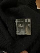 激レア 初期 UNIQLO +J カシミヤクルーネックセーター ブラック メンズ XLサイズ 2009 黒 丸首 美品 カシミヤセーター ユニクロ_画像4